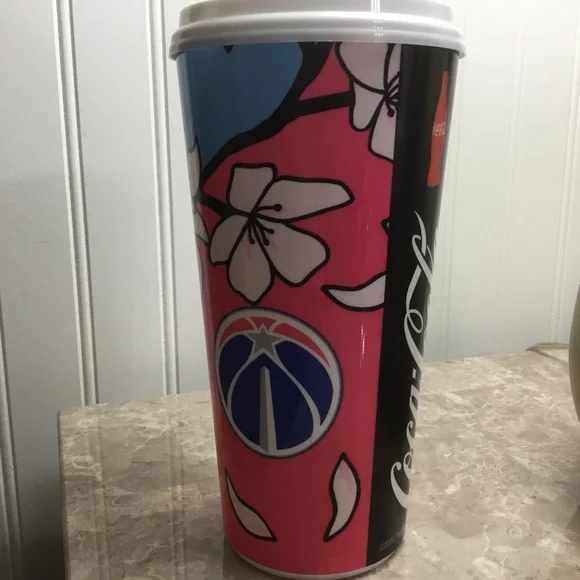 Washington Wizards Cherry Blossoms 32oz Souvenir Cup Nice! ( Cold Drinks Only) - Picture 4 of 12